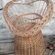 Children's rattan chair