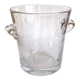 Champagne bucket in glass of biot
