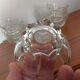 11 French moulded glass cups – 1970s