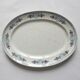 Polychrome ironstone oval dish from Creil & Montereau, "Toledo" model