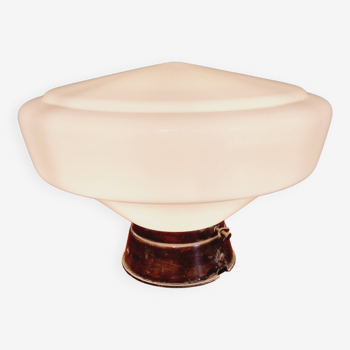 Plafonnier Art Déco Philips en opaline blanche, années 1930