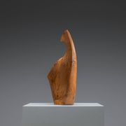 Sculptural form in solid elm