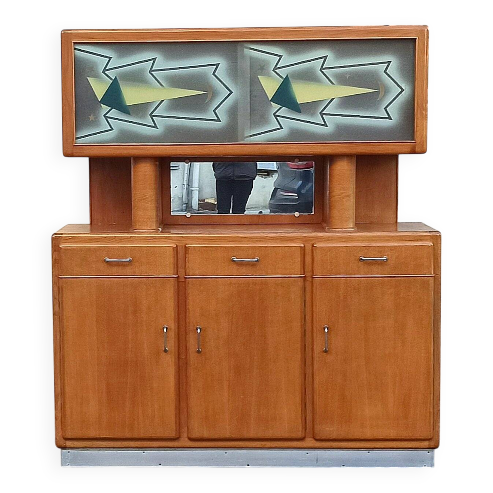 Mado Sideboard 50s Width 158 cm Height 180 cm