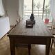 Large antique farmhouse table in solid wood – 194 cm