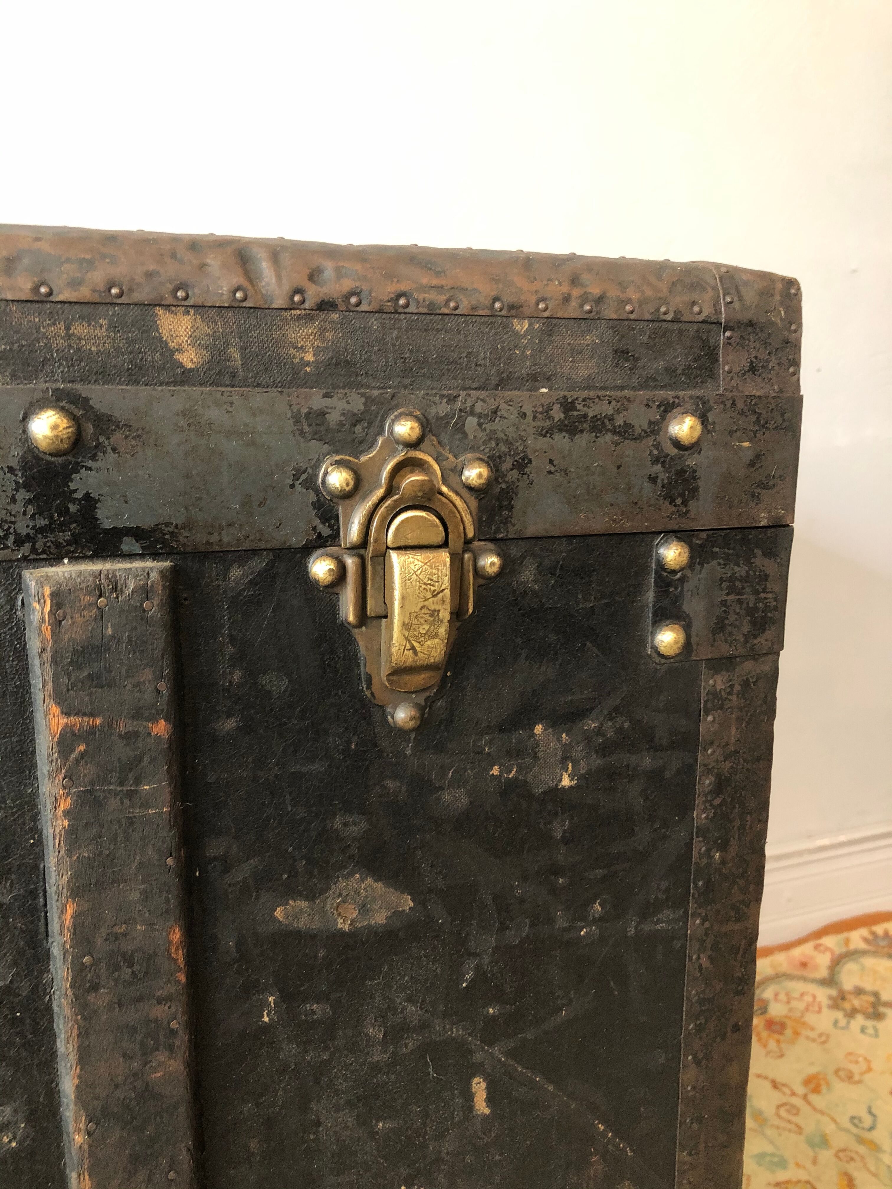 Ancient travel trunk