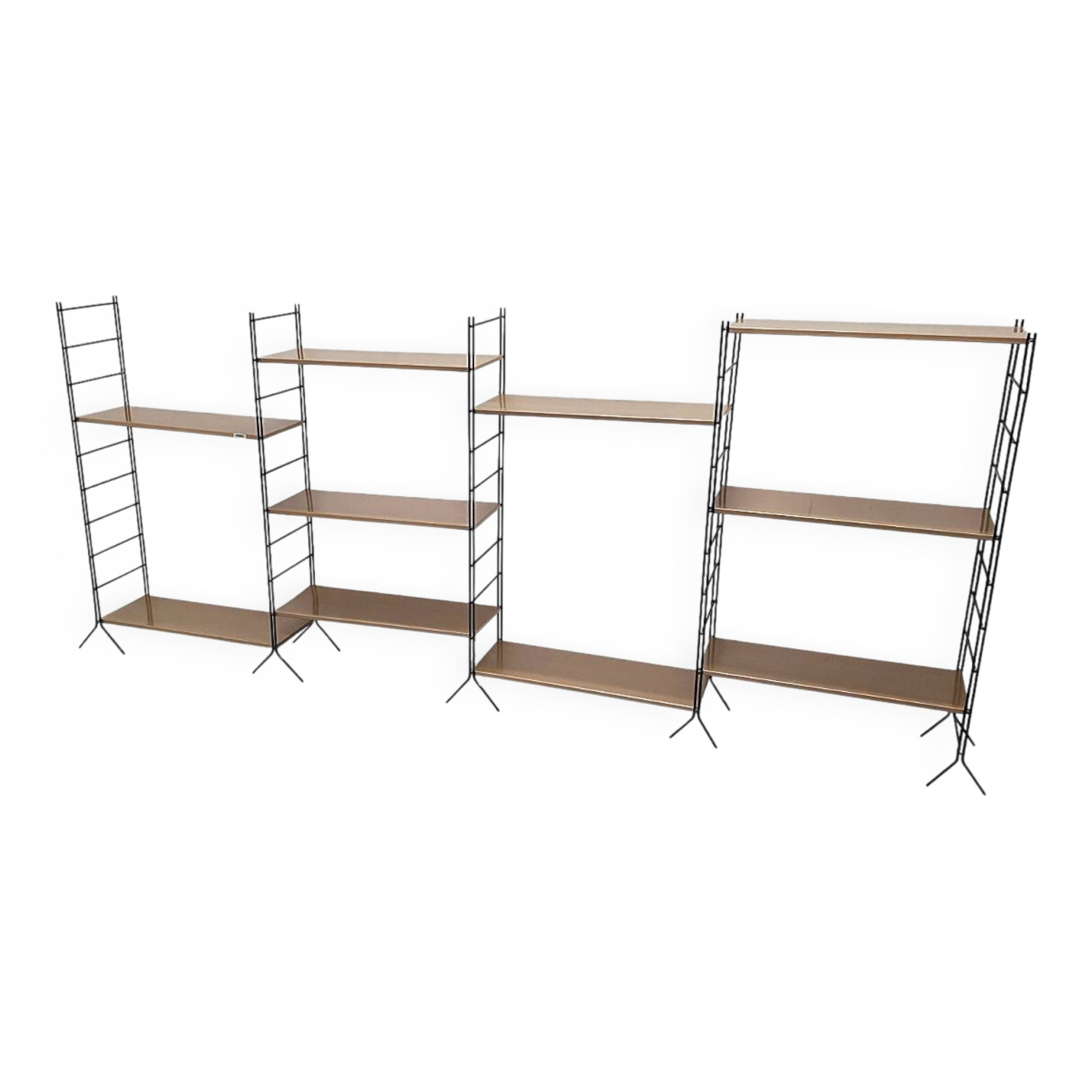 Vintage French Modular Cadeva Shelf, 1970s