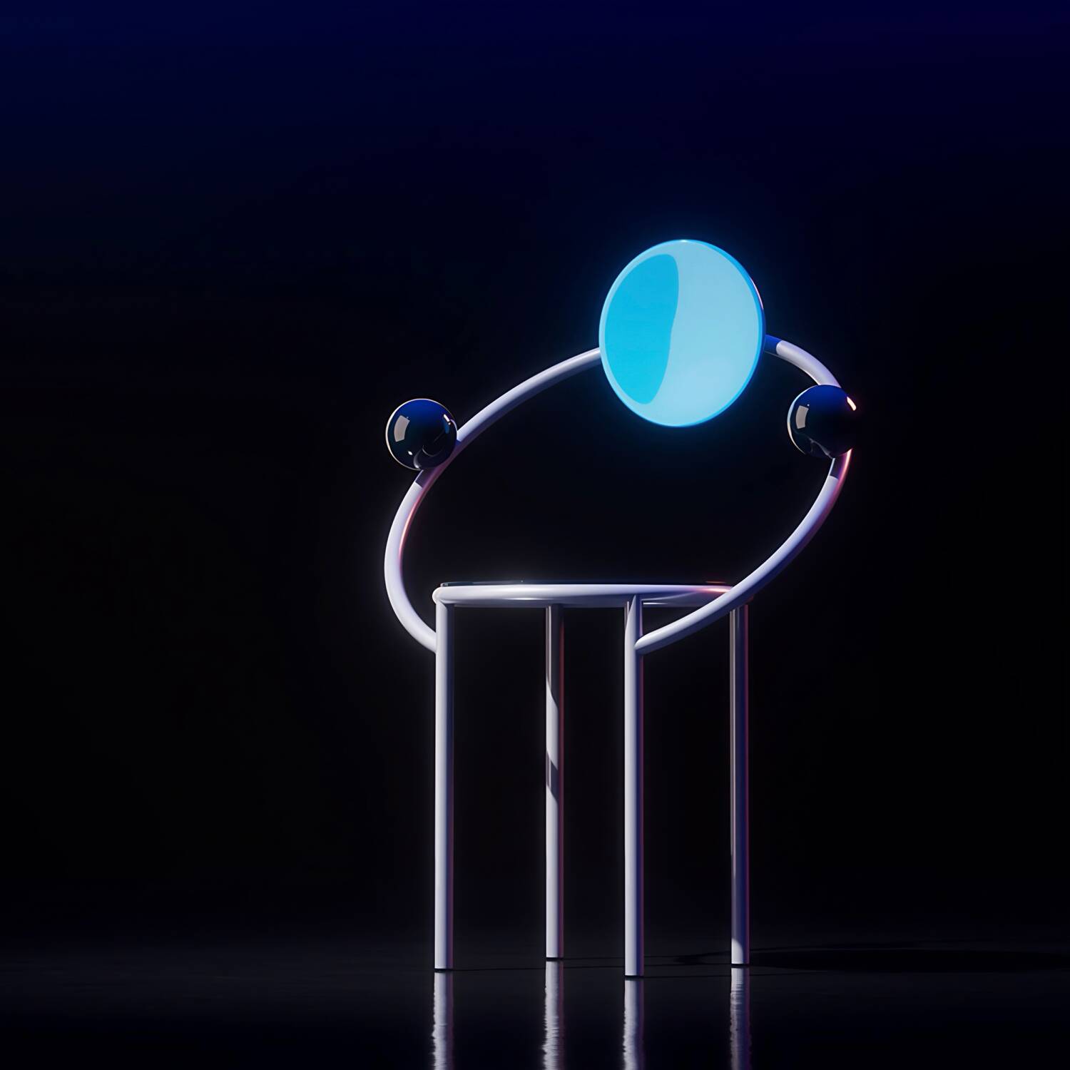 First chair designed by Michele De Lucchi for MEMPHIS MILANO