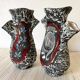 Paire de vases italiens augusto giulianelli 1950