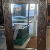 Large carved wooden mirror in Art Nouveau style