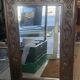 Large carved wooden mirror in Art Nouveau style