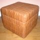 Pouf chest De Sede, leather patchwork of the 70s
