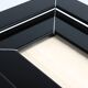 Re Quadro Coffee Table in Travertine and Lacquered Wood by Paolo Piva