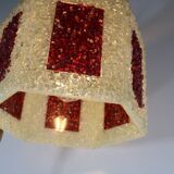 Scandinavian perplex granite chandelier Roland Konst vintage 70