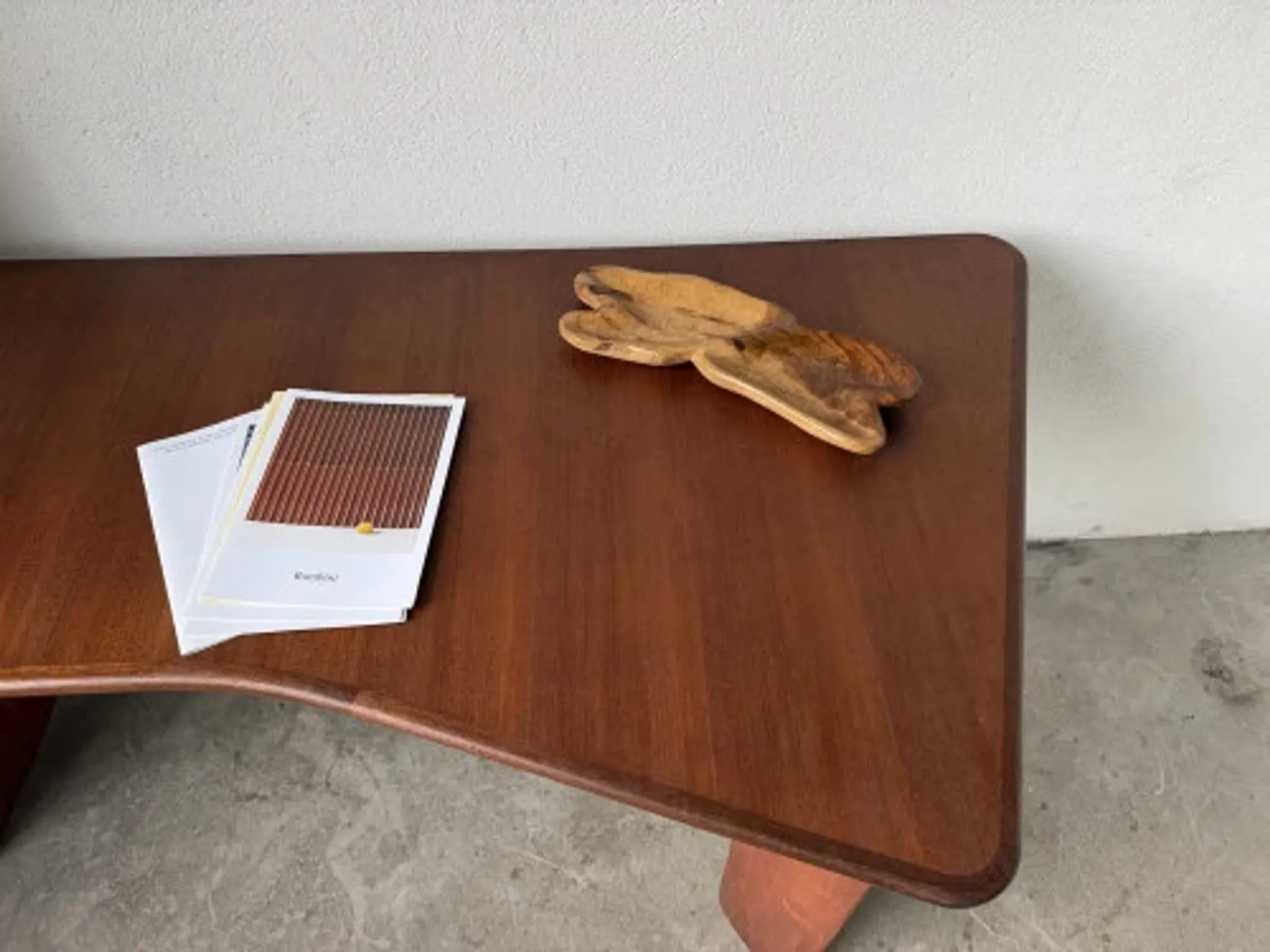 Olive wood dish, 1970s