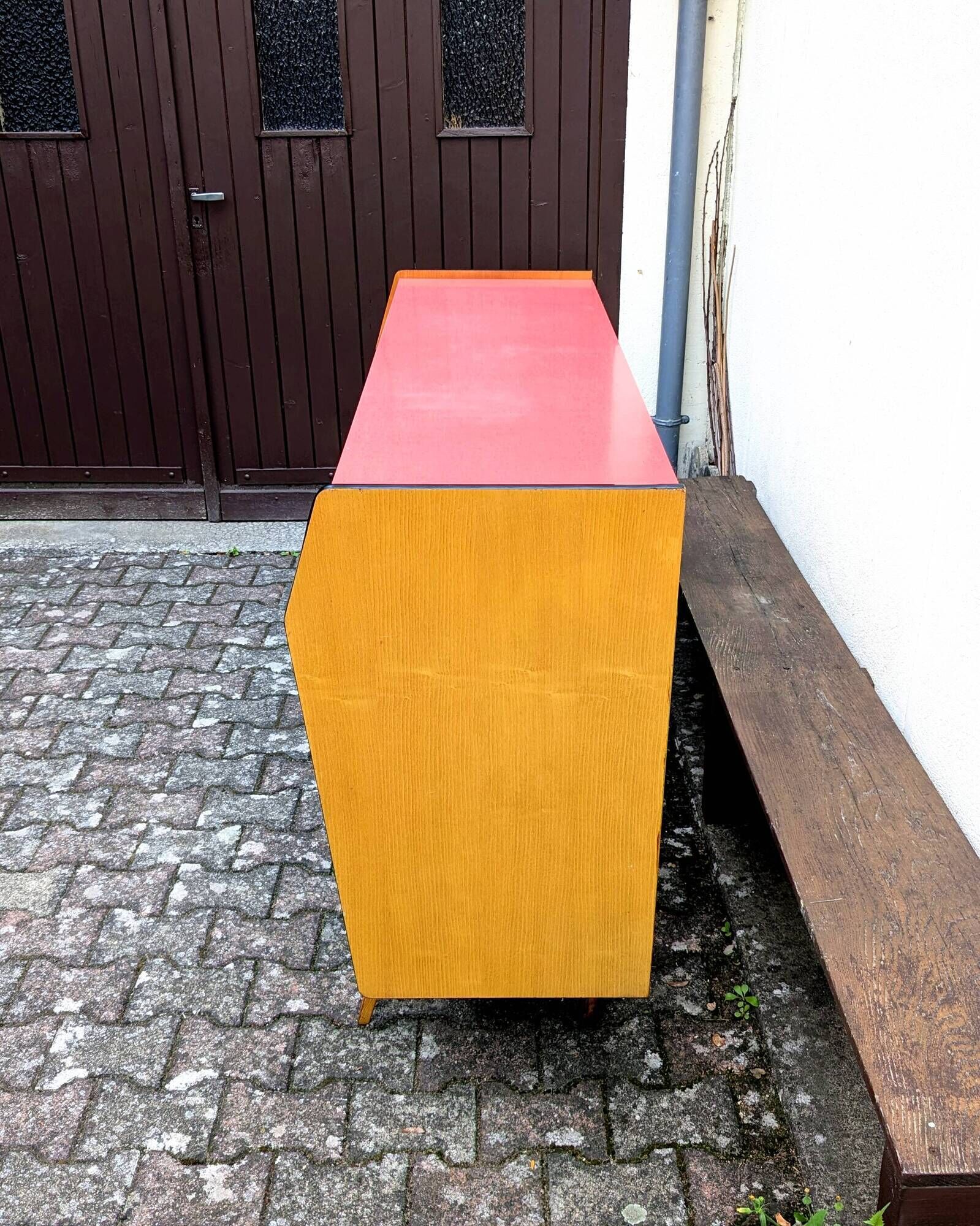 Enfilade bois et Formica