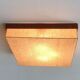 Mid-Century Minimalist Cocoon Ceiling Lamp in Teak, 1960s