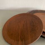 Teak tray signed Le Creuset, Denmark