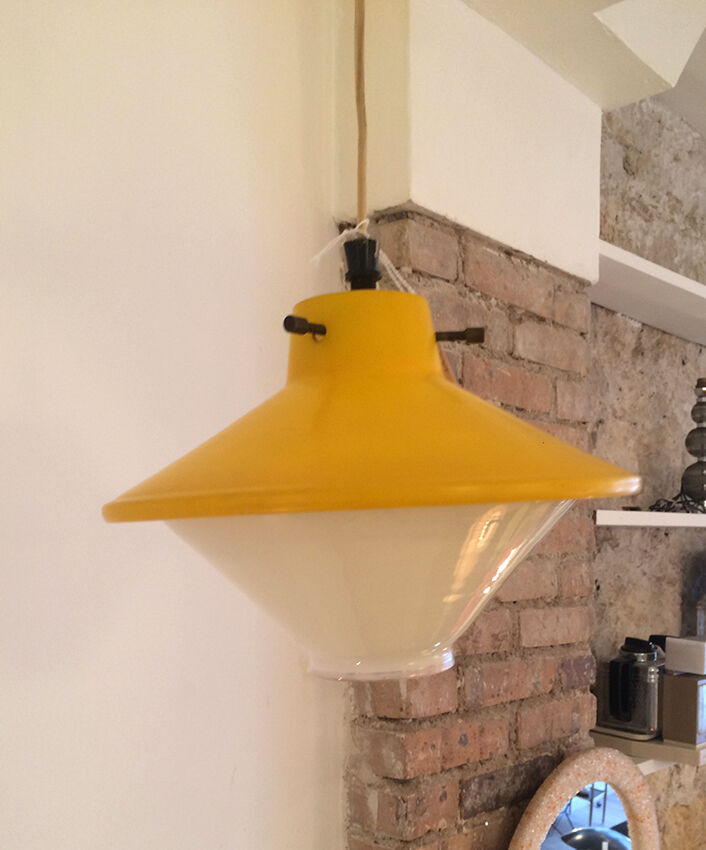 Pair of 1960 glass suspensions