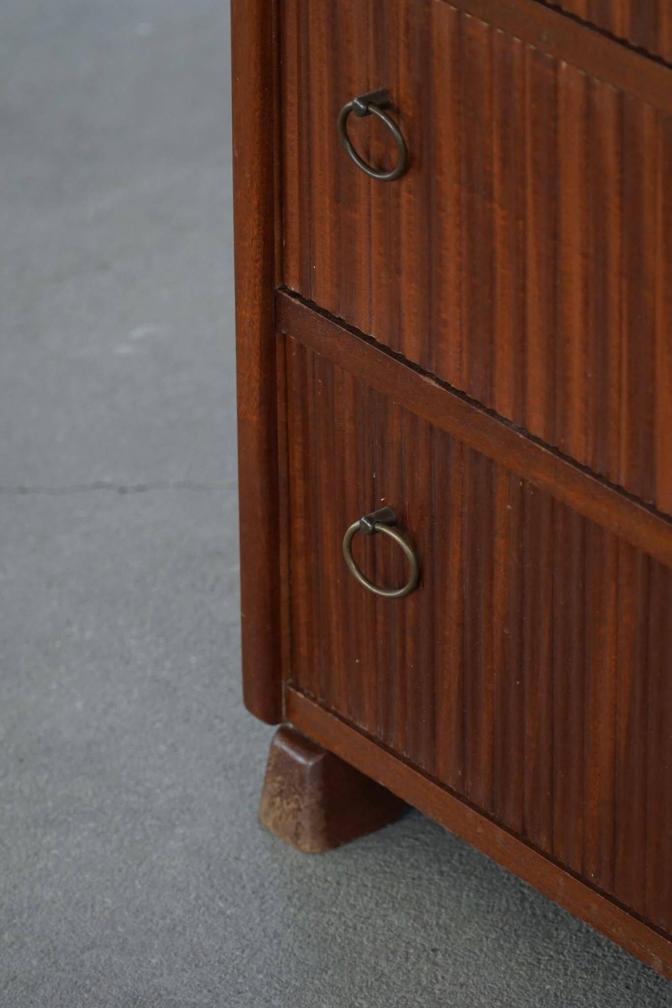 Modern Danish, Mahogany Commode, Frits Henningsen, 1940s