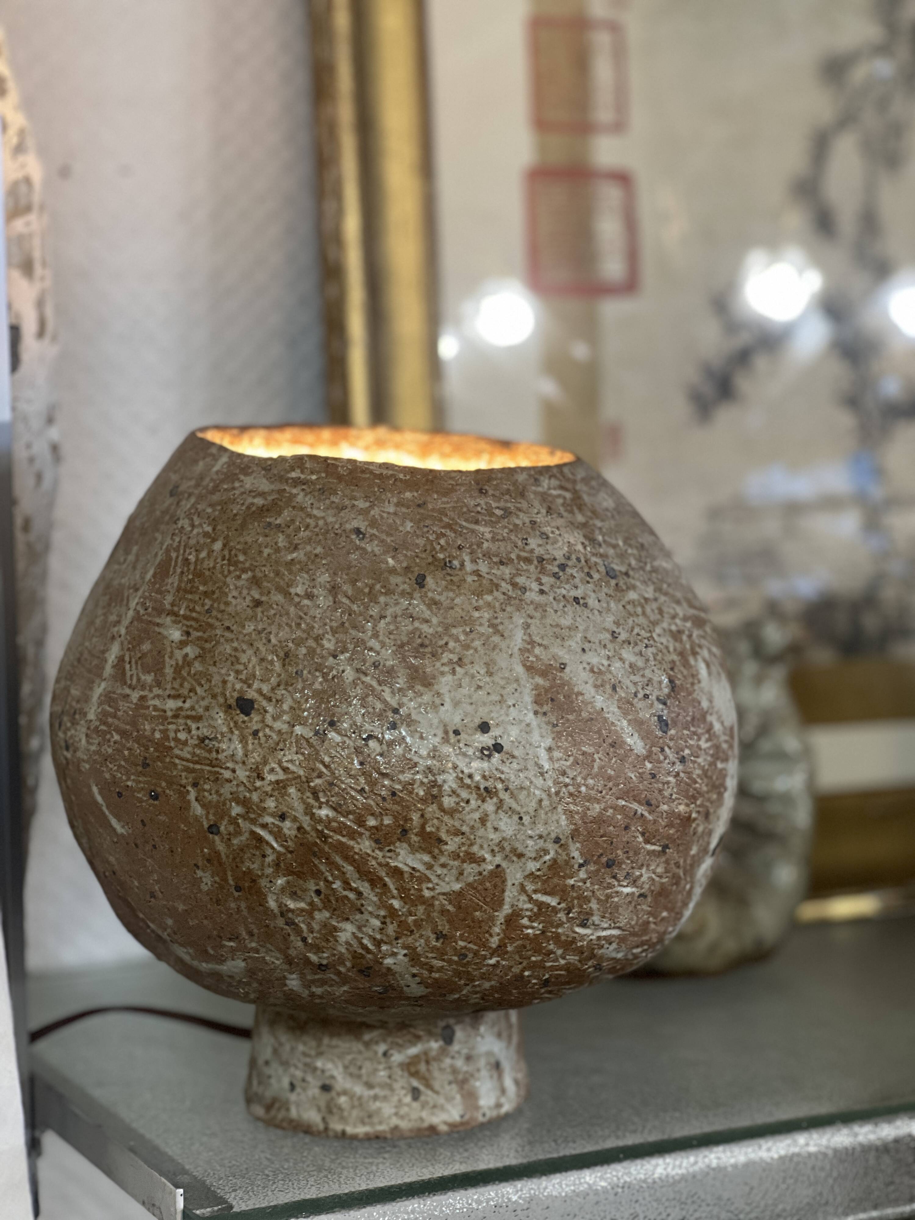 Lampe en céramique