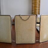 Triptych barber mirror from the 50s/60s