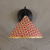 Red Bamboo Sconce