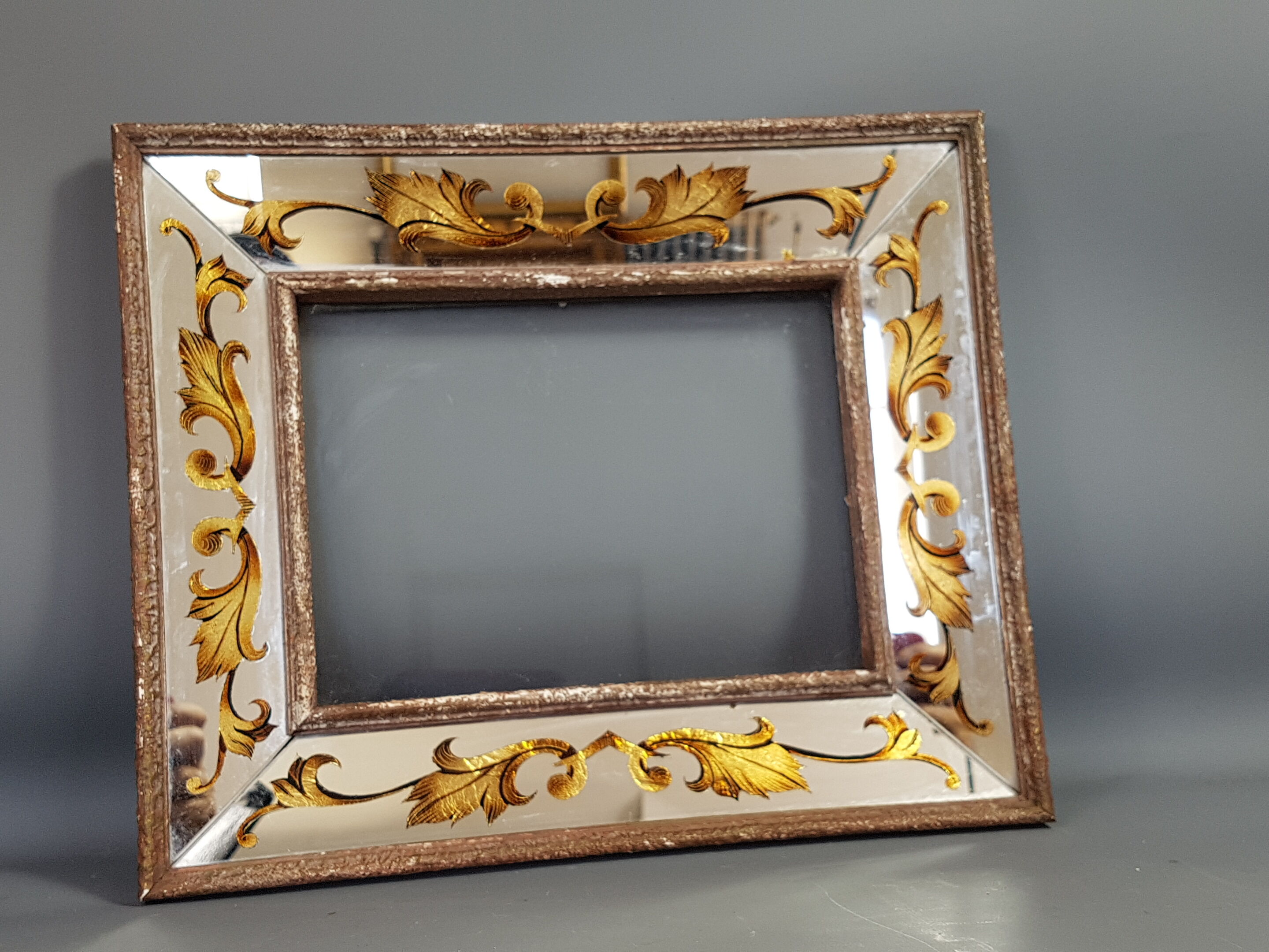 Venetian frame with parecloses around 1950 35x29