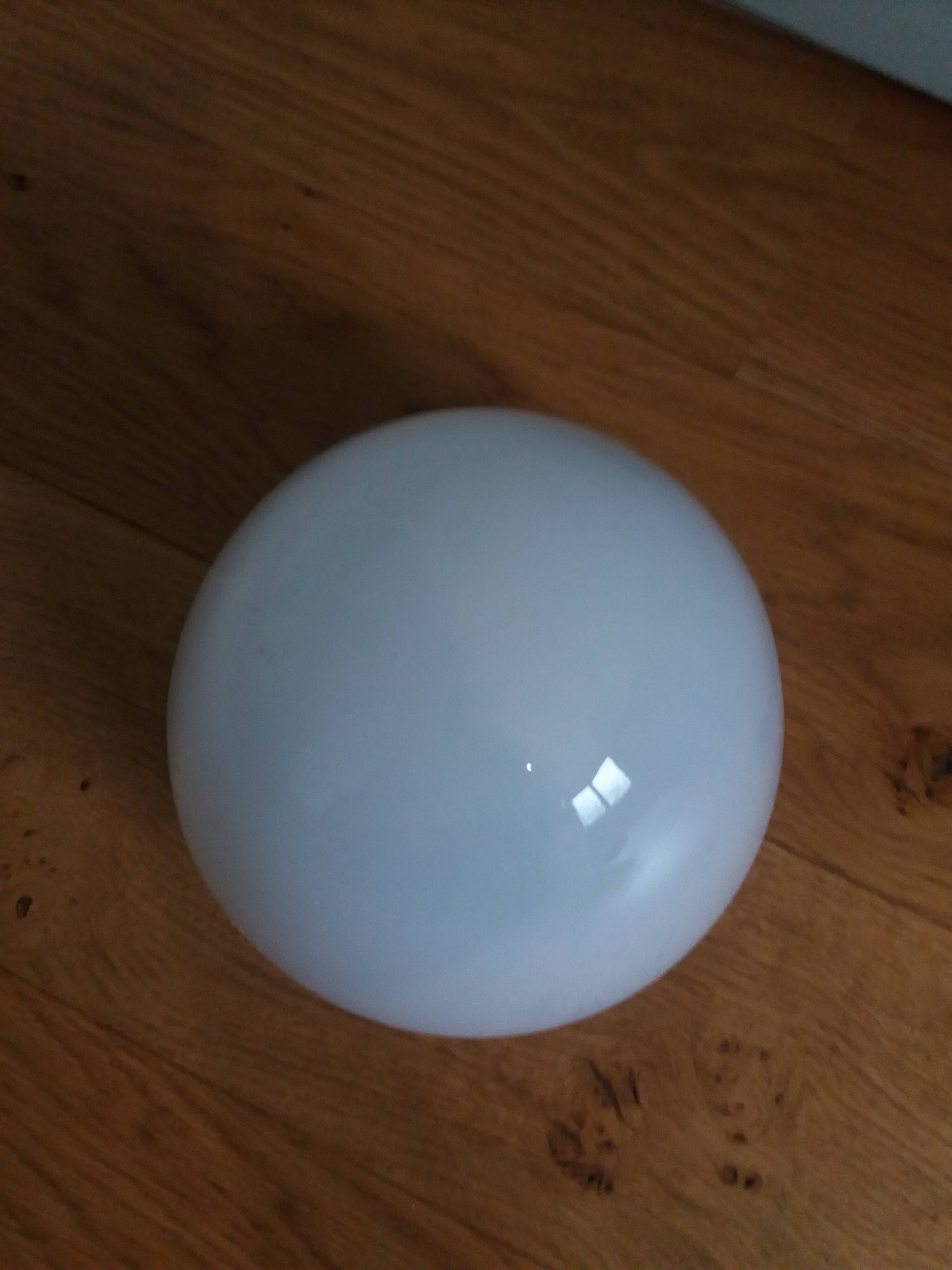 Opaline glass wall lamp