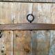 Ancien porte manteau mural palonnier attelage cheval bois + patères métal
