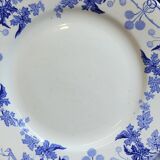 6 Petites Assiettes Plates K. G. Lunéville Modèle Lautrec Art Nouveau Décor