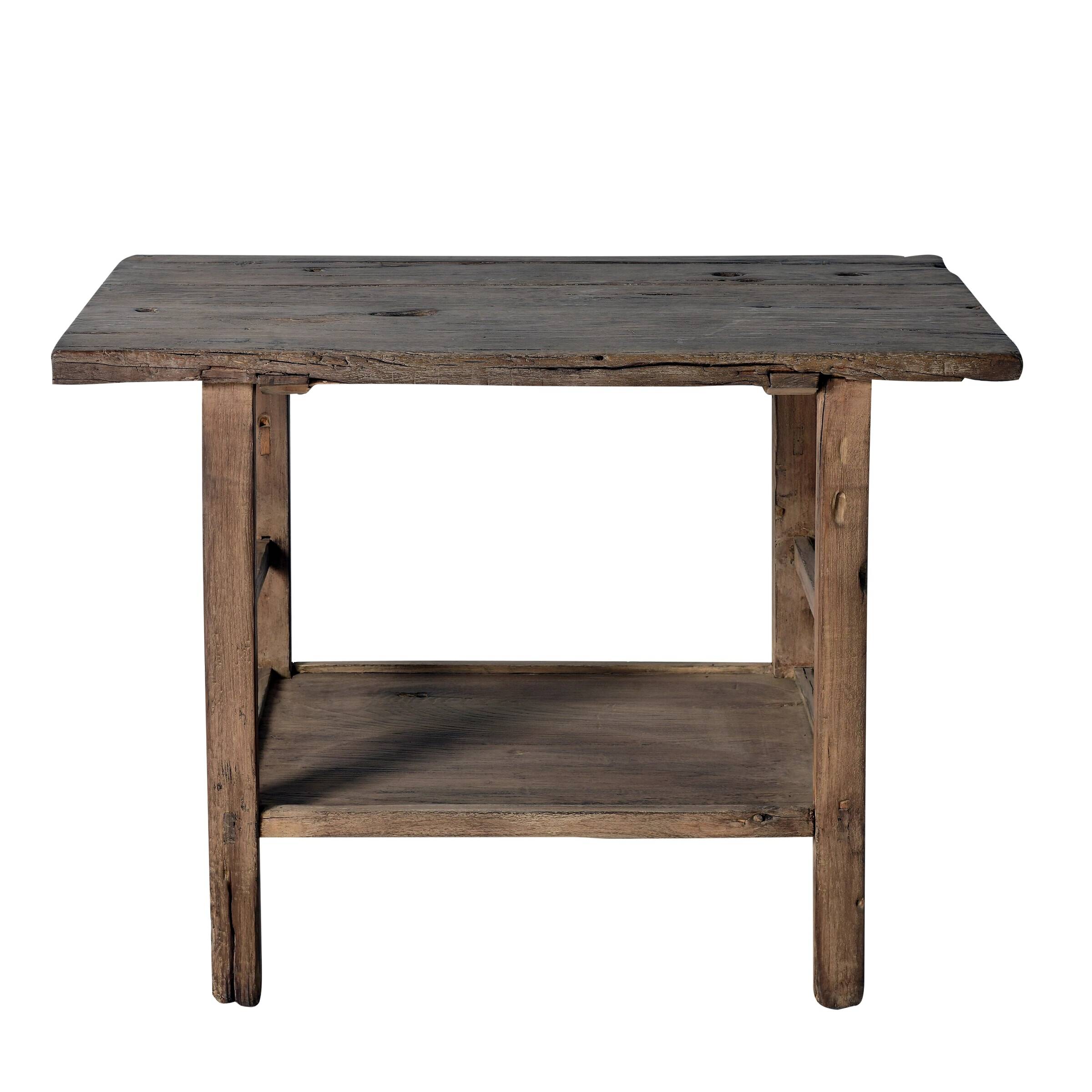 Jining - Small Chinese console in ancient elm no. 3