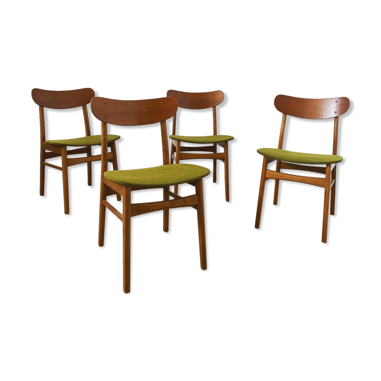 4 old vintage Scandinavian design chairs