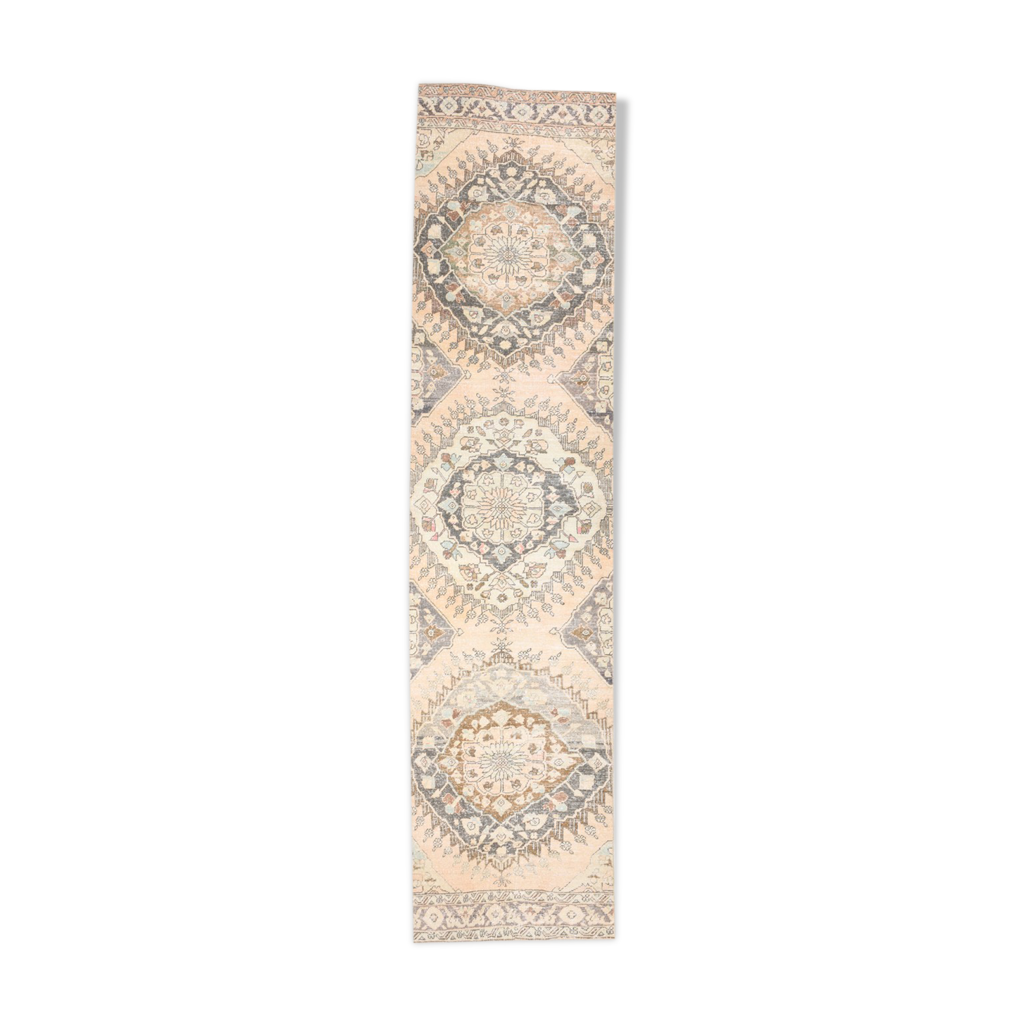 3x13 long wool turkish runner rug