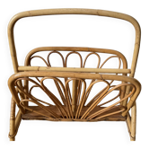 Bamboo magazine rack.