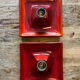 Pair of Hustadt Leuchten ceramic wall lights