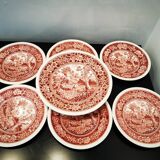 Set of 6 dessert plates and the Villeroy & Boch Rusticana serving dish