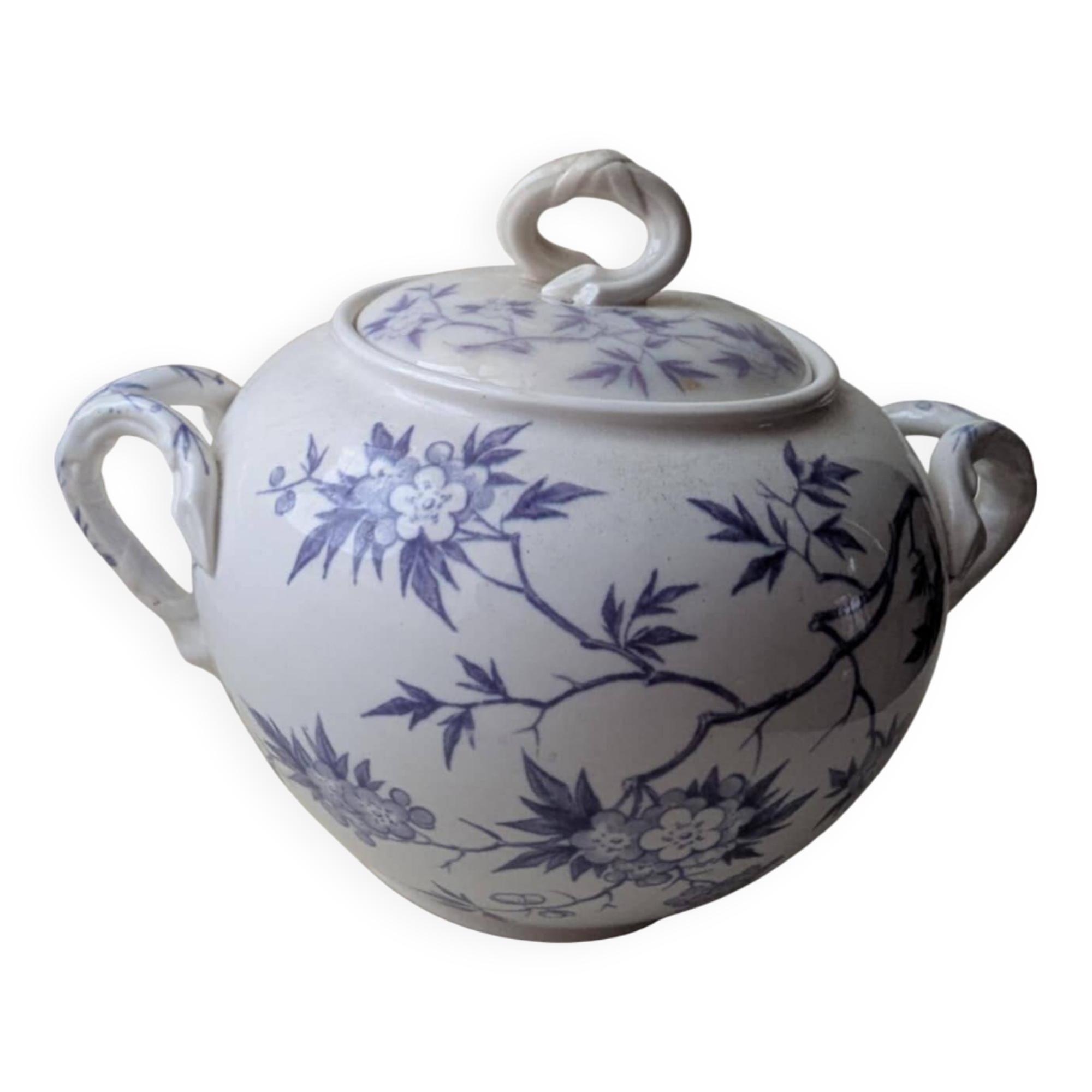 Sargemines porcelain sugar bowl