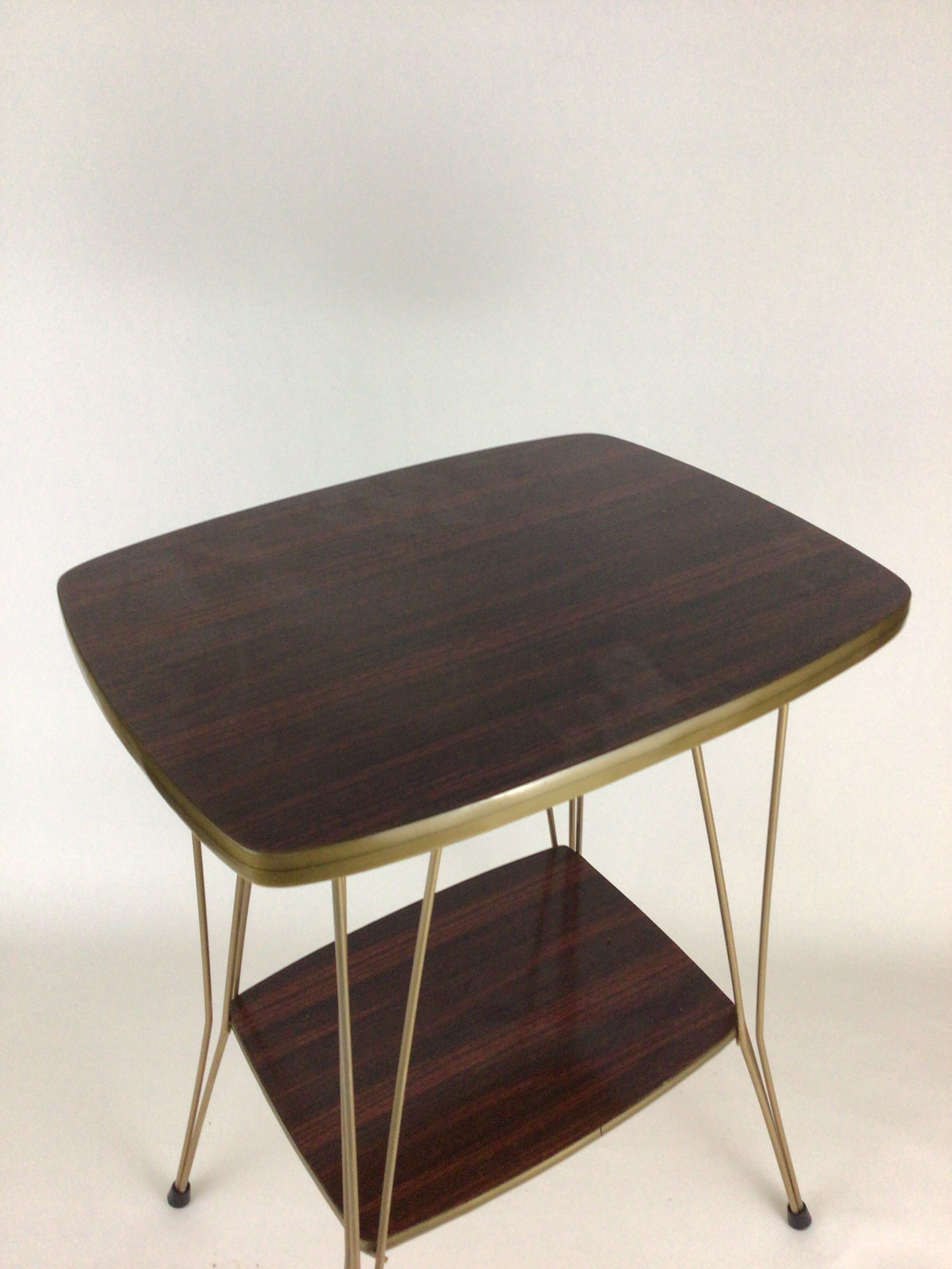 Vintage formica feet side table