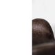 Brown leather Swan chair by Arne Jacobsen, mid-century Danish modernity.