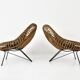 Armchairs Dalvera in the manner of Abraham & Rol , 1950s