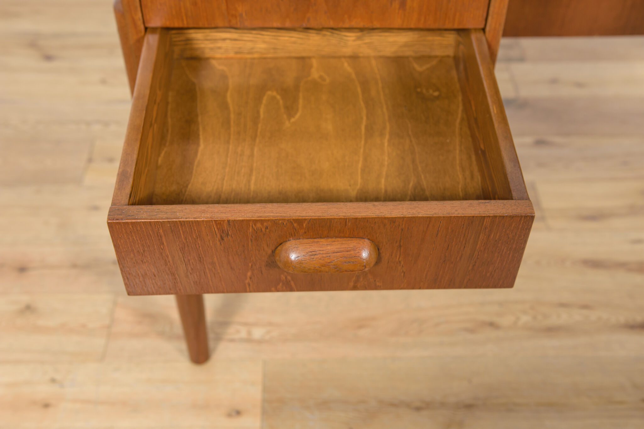 Mid-Century Danish Freestanding Teak Desk, 1960s