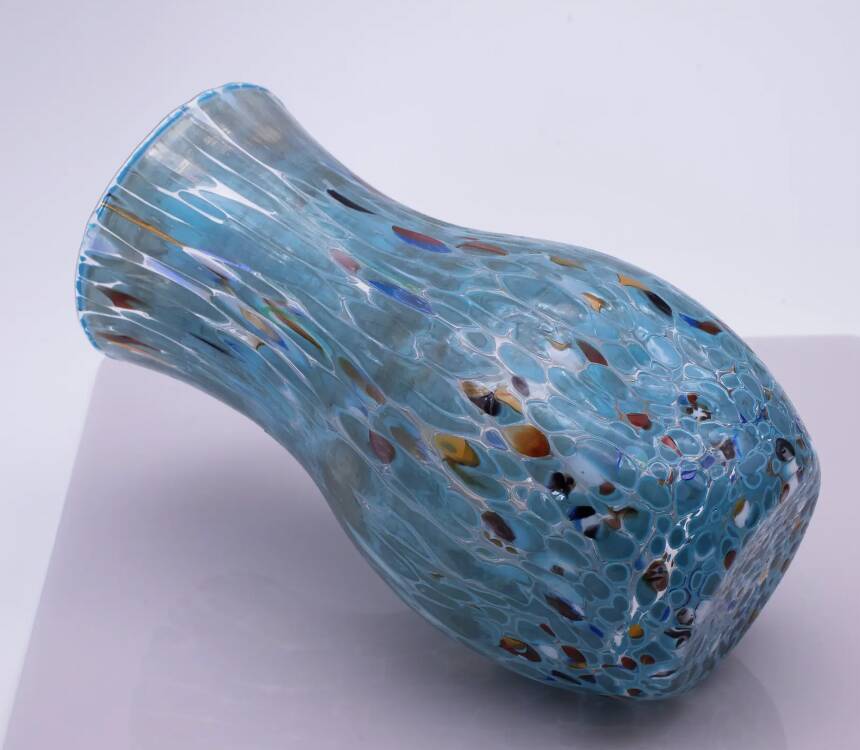 Handmade "Light Blue" Murano Glass Vase