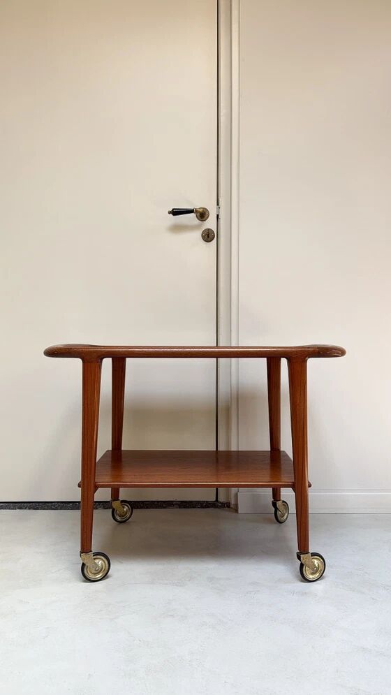 Vintage teak trolley by Niels Otto Møller