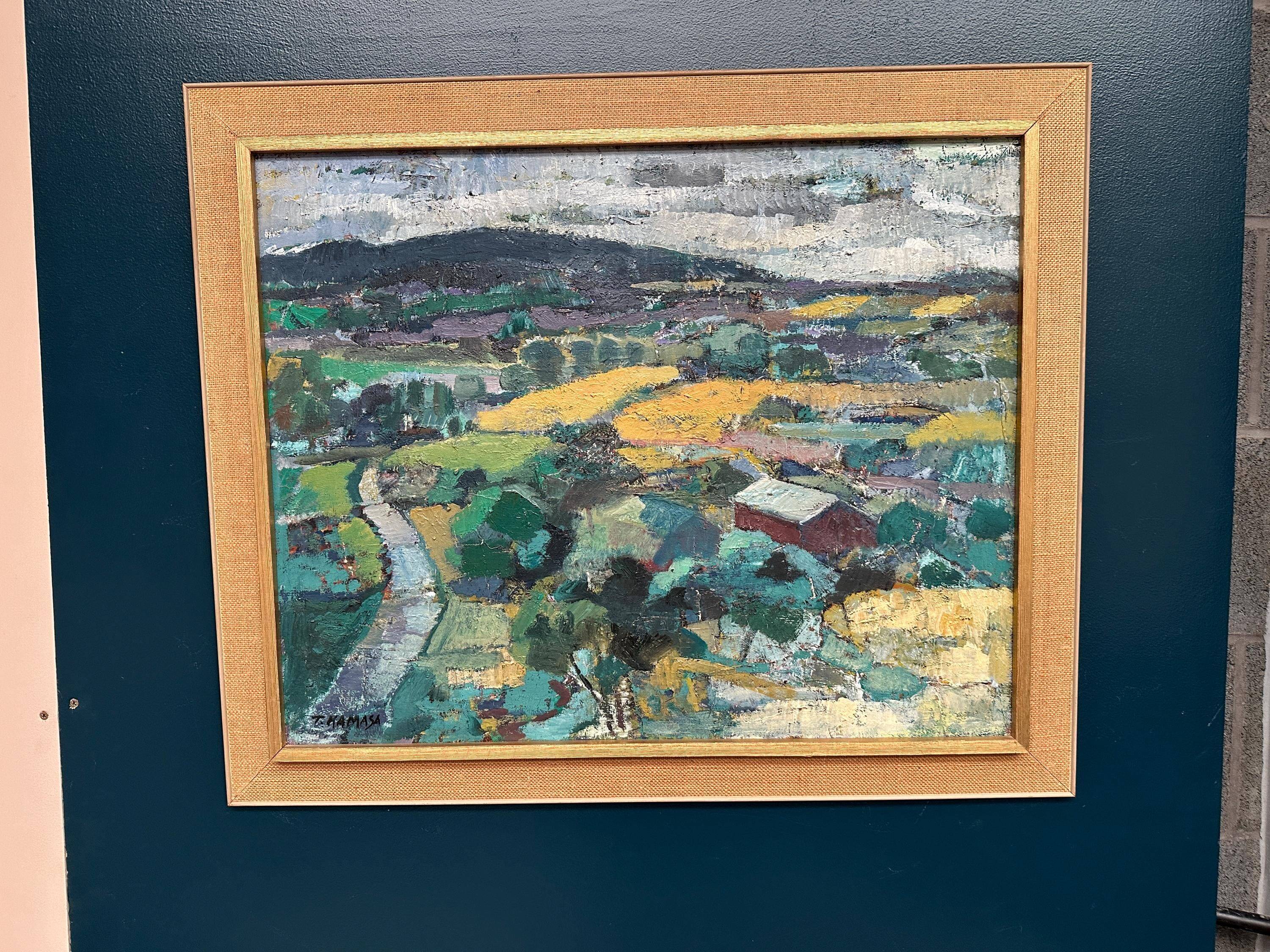 European Oil on Canvas – Landscape by Tadeusz Kamasa