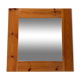 Miroir suédois en pin design Nordique des années 1980