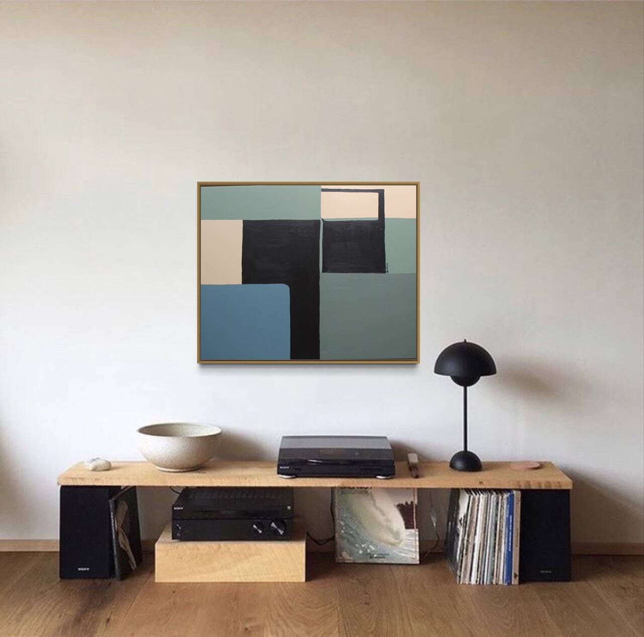 Original geometric painting