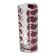 Vase en verre épais rubis style art déco