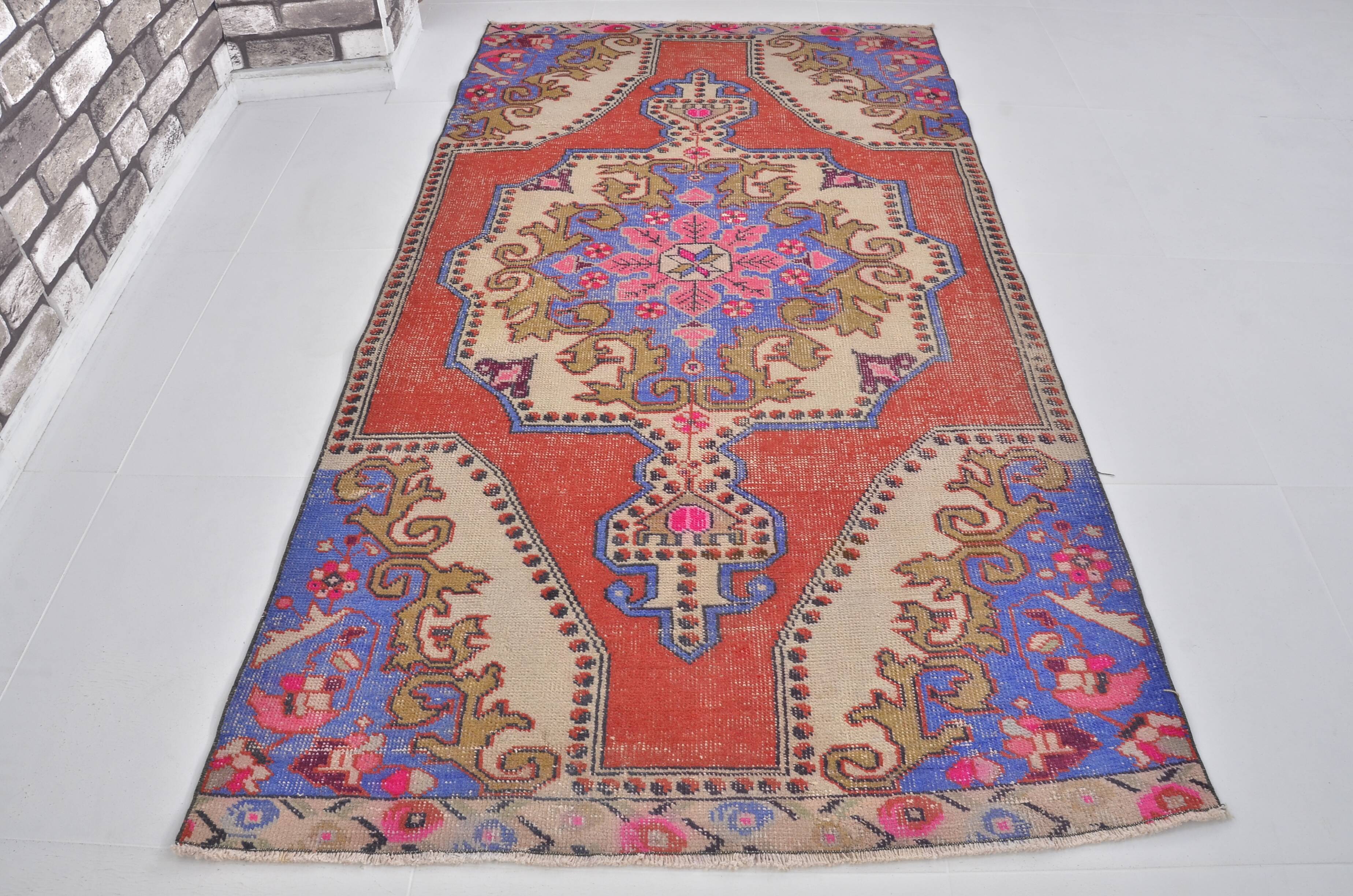 Oushak Handknotted Vintage Carpet sku2586