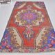Tapis vintage noué à la main Oushak sku2586