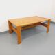 Large vintage coffee table in solid pine from the 70s and 80s.